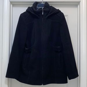 Croft & Barrow wool blend coat ❄️ black ❄️ Size M